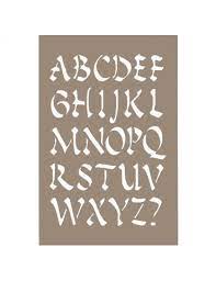 À ce niveau, tu dois déjà suffisamment connaître les. Pochoir Lettre Alphabet Chinois 15x20cm Artemio