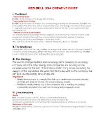 Red Bull Creative Brief By Alec Black Issuu