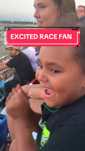 Our genuine reaction when we see race cars. (🎥: Scott Shubert/FB)  #NASCARKids #NASCAR