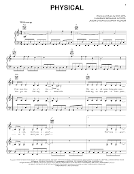 dua lipa physical sheet music pdf notes chords pop score piano vocal guitar right hand melody download printable sku 440492 dua lipa physical sheet music notes chords download printable piano vocal guitar right hand melody sku 440492