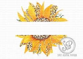 Download Split Leopard Sunflower Png Sunflower Clipart Sunflower Sublimation Design Leopard Print Design Instant Download Printable Design Sun Sunflower Svg Sunflower Clipart Sunflower Png
