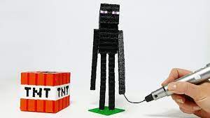 Weitere ideen zu bastelvorlagen, minecraft, basteln. Diy 3d Minecraft Enderman Youtube