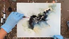 Abstract Painting for Beginners: Alcohol Ink Painting - YouTube