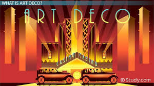 The art deco ethos diverged from the art nouveau and arts and crafts styles, which emphasized the uniqueness and originality of handmade objects and featured stylized, organic forms. Art Deco Architecture Characteristics History Definition Video Lesson Transcript Study Com