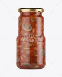 Baked Beans And Champignons Jar Mockup In Jar Mockups On Yellow Images Object Mockups