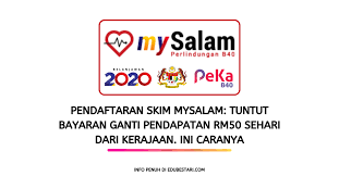 Panduan buat anda golongan berpendapatan rendah b40 yang menerima bantuan sara hidup (bsh). Pendaftaran Skim Mysalam Tuntut Bayaran Ganti Pendapatan Rm50 Sehari Dari Kerajaan Ini Caranya Edu Bestari