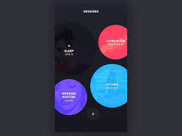 Music Sessions Ios App Circle App Mobile Design Mobile App Design