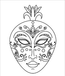 Faschingsmaske Zum Ausdrucken Und Ausmalen Children Print Carnival Kostenlose Ausmalbilder Ausmalen Venedig Maske