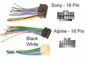 Remove looped 20 pin connector from alpine. Sony Car Stereo Wiring Harness Sony Car Stereo Car Stereo Car Stereo Installation