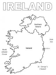 Colouring of flags northern europe. Ireland Map Coloring Page Coloring Book Ireland Map Flag Coloring Pages Ireland Flag