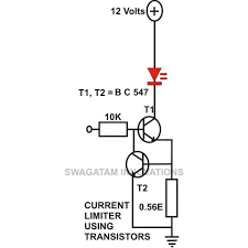 Transistor Circuits Configuration Current Amplifier Limiter Transistors Circuit Diy Electronics