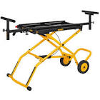 32 1 2-in x 60-in Rolling Mitre Saw Stand with 300 lbs Capacity and 8 ft  Outfeed S    DWX726 DEWALT
