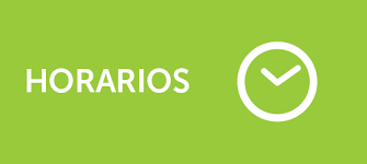 Resultado de imagen de horarios