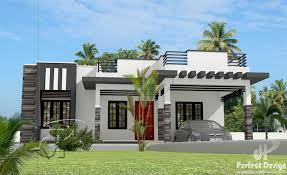 This 3 Bedroom Contemporary Home Design Has A Total Floor Area Of 97 Square Meters With Usab Kerala House Design House Roof Design Small House Elevation Design