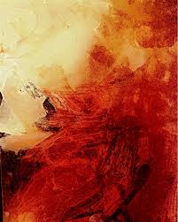 Abstract Black And Gold Acrylic Painting Abstract Painting Mixed Media Acrylic Colors Are Predominantly Red Yellow Black And Gold Red Abstract Painting Gold Abstract Painting Abstract