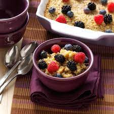 Amish Baked Oatmeal Recipe In 2020 Amish Baked Oatmeal Baked Oatmeal Recipes Food