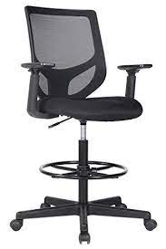 drafting chair tall office chair for standing desk drafting mesh table chair with adjustable armrest and foot ring drafting chair tall office chairs standing office chair