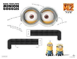 5 Easy Ways To Make Minion Goggles Or Glasses Minion Goggles Printable Halloween Masks Minion Costumes