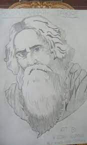 Pin By Tarannum Khan On Rabindranath Tagore Sketch Drawing Sketches Sketches Art Drawings