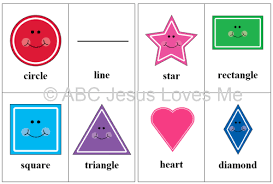 Check spelling or type a new query. Free Abc Jesus Loves Me Printable Shape Flashcards Shapes Flashcards Shapes Preschool Teaching Shapes