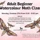 Watercolour Moth Painting event image