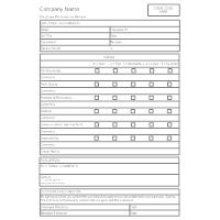 Evaluation Form Templates