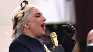 Lady gaga was regularly seen on the campaign trail supporting the presidential candidate ahead of last year's what else can we expect on the day? Watch Lady Gaga Perform The National Anthem At Joe Biden S Inauguration Cnn Video