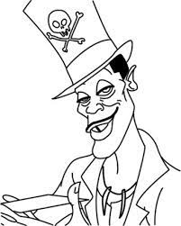 The shadow man's curse has tiana and naveen a little green and totally amphibian. Shadowman Princess And The Frog Coloring Pages