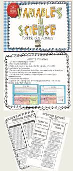 This Foldable Provides An Engaging Way Of Introducing Or Revising The Concept Of Variables In Scientific Science Lessons Science Inquiry Middle School Science