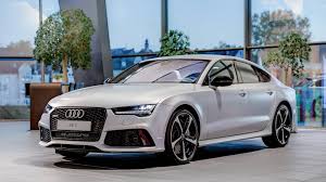 That matte green, on the other hand. Matte Silver Audi Rs7 Sportback By Audi Exclusive Gtspirit