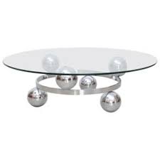 Cadell coffee table is a modular system consisting of a wood top. Chrome Glass Coffee Tables 630 For Sale On 1stdibs