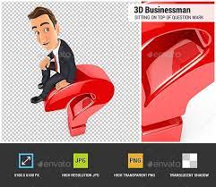 3d Businessman Sitting On Top Of Question Mark This Or That Questions Question Mark Man Sitting