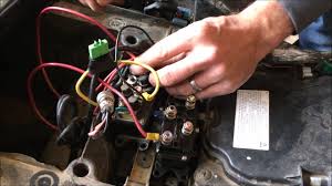 Shouldn't take a good diy mech or auto electrician too long to work out which wire goes where especially if they loosen the socket it plugs into which should. Universal Atv Winch Solenoid Relay Contactor Installation Youtube