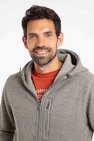 Lockie Full Zip Bonded Fleece Hoodie Limestone