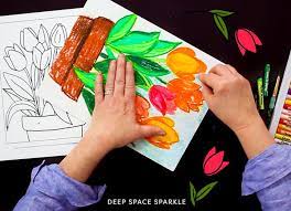 I want to know if you have used soft or oil pastels, since you are using turpentine. How To Draw With Oil Pastels Tulip Drawing Deep Space Sparkle
