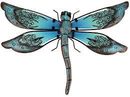 See more ideas about dragonfly wall art, dragonfly, wall art. Amazon Com Liffy Metal Dragonfly Garden Wall Decor Outdoor Fence Art Outside Hanging Decorations For Living Room Bedroom Everything Else