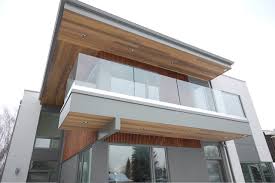 Filter, save & share beautiful modern glass railing balcony remodel pictures, designs and ideas. Fish Creek House Modern House Exterior Calgary By Alloy Homes Incorporated Houzz Ie