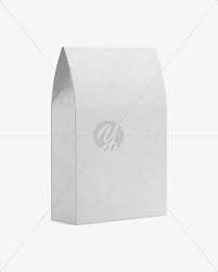 Download Kraft Paper Bag With A Window Mockup In Bag Sack Mockups On Yellow Images Object Mockups