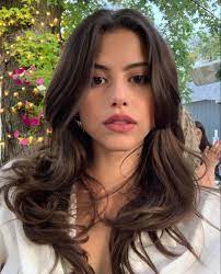Long Curtain Bangs Hair Styles Hairstyle Layered Hair