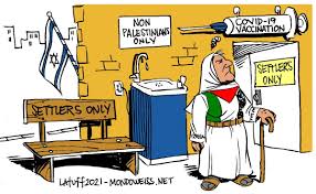 A place for data visualizations which blur the line between art and data. Carlos Latuff On Twitter Covid 19 Vaccination In The Apartheid Regime Of Israel Https T Co Dc4wpncjyo Arielelysegold Cartoon Mondoweiss Https T Co 5m3suwnnlg