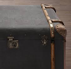 Huntington all cedar medium wood storage trunk wooden treasure chest. Richards Trunk Tall Coffee Table