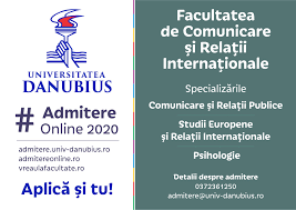 Danubius University Admitere2020 Admitere Univ Danubius Ro Vreaulafacultate Ro Admitereonline Ro 1 31 Iulie Facultatea De Comunicare Si Relatii Internationale Specializari Comunicare Si Relatii Publice Https Univ Danubius Ro Facultatea De