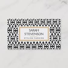 There is no doubt that ecommerce will alter the classical business model and that is why we. Black And White Scrolls Modern Fashion Boutique Business Card Business Card Branding