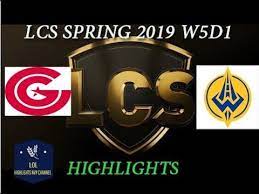cg vs ggs highlights lcs spring split 2019 w5d1 clutch gaming vs golden clutch highlights lol
