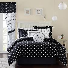 Black And White Polka Dot Bed Sheets Lia S Room Black White Dot2dot Comforter Set More Jcpenney Roupa De Cama Decoracao De Casa Decoracao Quarto Pequeno
