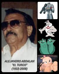 EnUnDiaComoHoy se cumplen 18 años del fallecimiento de #AlejandroAbdalah  fue conocido por ser la voz de Megatron en Transformers G1, Spike en Tom Y  Jerry, Los Hermanos Flotsam y Jetsam en La