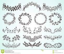 Flower meadow seamless border hand drawn vector. Pencil Easy Simple Flower Border Drawing Novocom Top