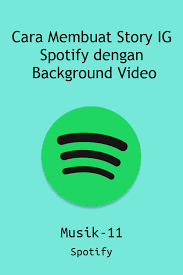Hai guys, kali ini aku mau membagikan tutorial bagaimana cara share musik spotify yang ada background video klipnya. Cara Membuat Story Ig Spotify Dengan Background Video Musik 11