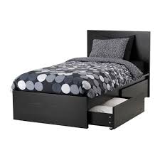 malm estr cama alta c 2 cx arrumacao preto castanho 90x200 cm ikea malm bed frame malm bed high bed frame