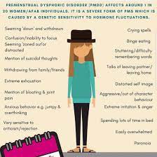 But pmdd also causes severe anxiety, depression and mood changes. What Is Pmdd Farm Girl